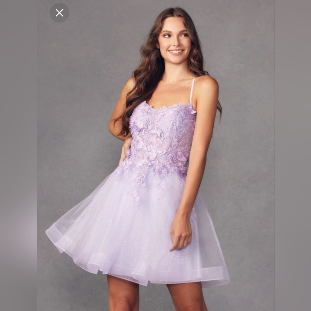 JULIET | Butterfly Prom Dress | Wedding | Size L | EUC!